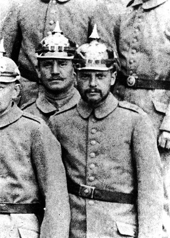 Paul Klee as a soldier in 1916